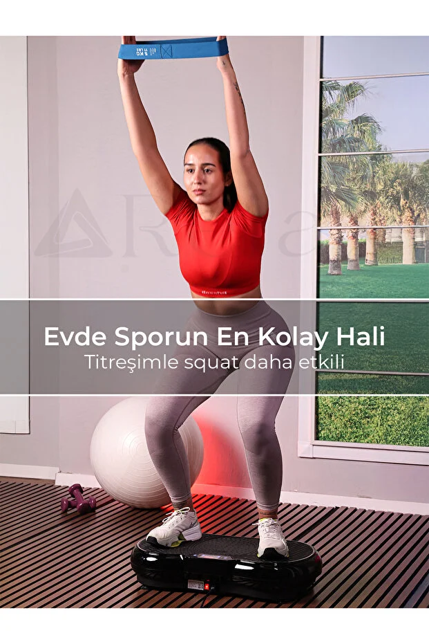 RELAX FİT Slim 2d 5 Programlı Vibration Plate Titreşimli Spor Fitness Egzersiz Aleti Cihazı